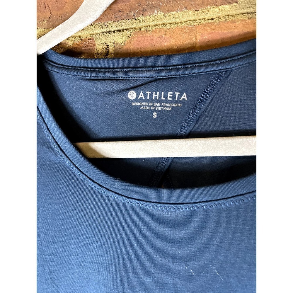 Athleta Essence Twist Long Sleeve, Constellation Blue - Picture 3 of 6